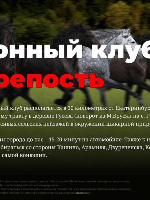 Конный клуб